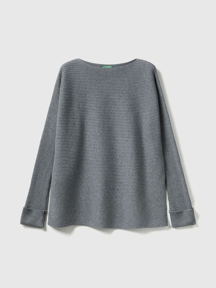 BOAT-NECK SWEAT.L/S Women image number 5